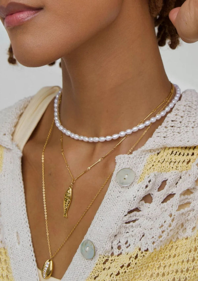 JOZA PEARL CHOKER NECKLACE