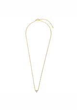 DONNA TRIPLE STONE NECKLACE