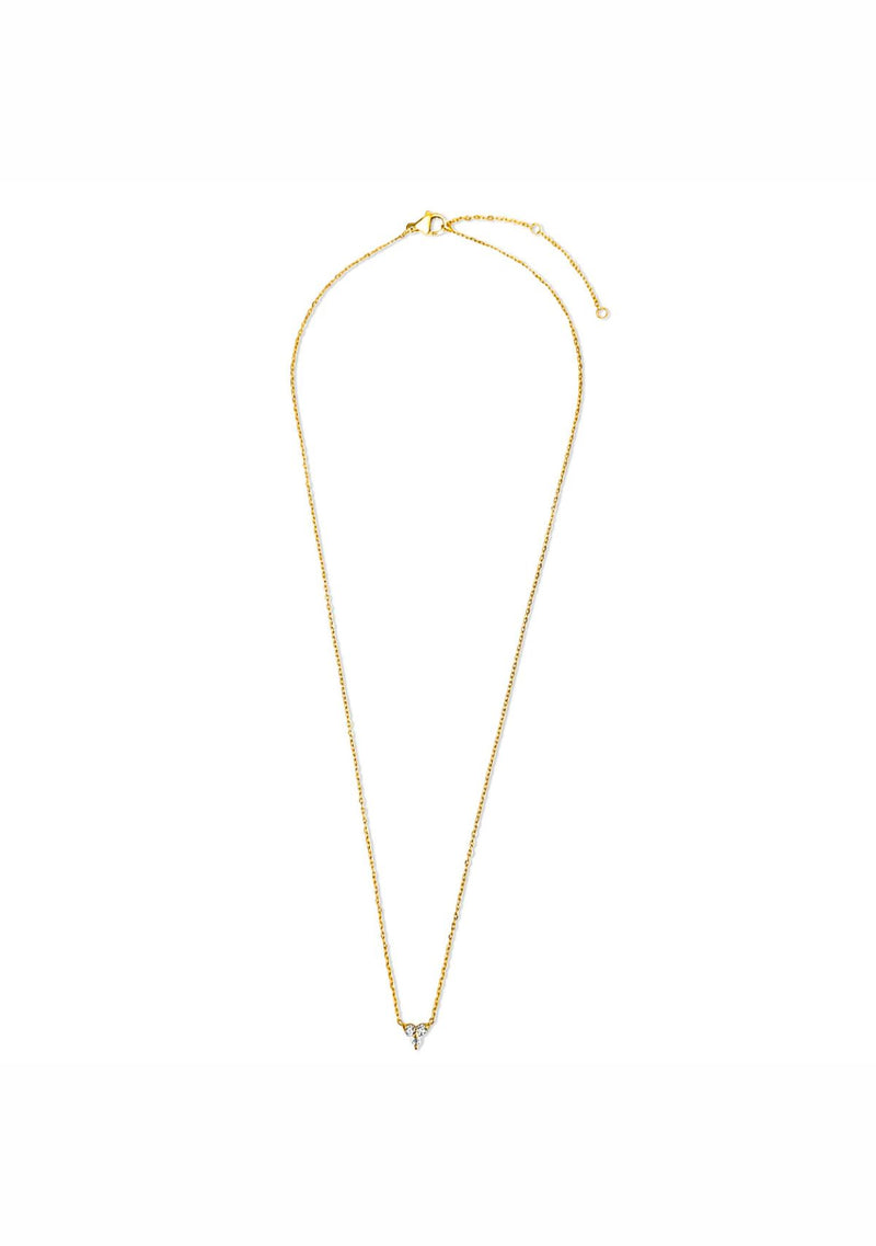 DONNA TRIPLE STONE NECKLACE