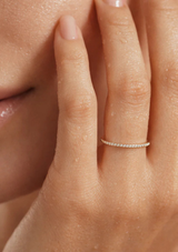 TARA DAINTY ETERNITY BAND RING