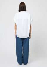 CELE RHODES POPLIN SHORT SLEEVE SHIRT