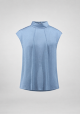 AVELINE SATIN TURTLENECK TOP