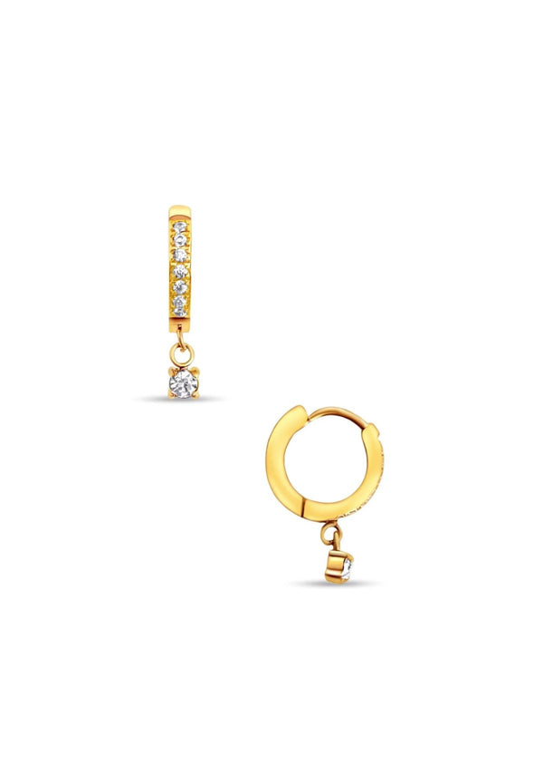 ALESSIA  HUGGIE HOOP EARRING