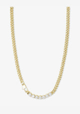 BABY JULIAN LOVES DIAMONDS NECKLACE 18"