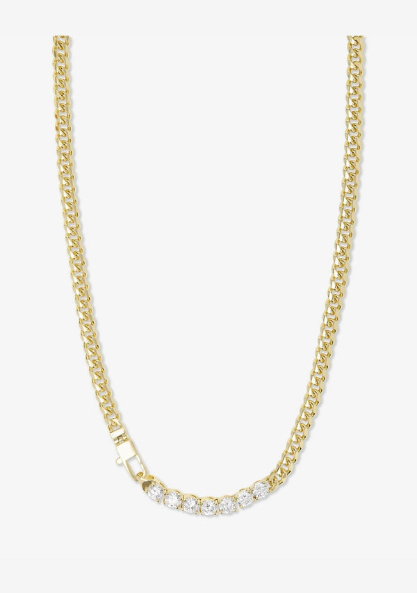 BABY JULIAN LOVES DIAMONDS NECKLACE 18"
