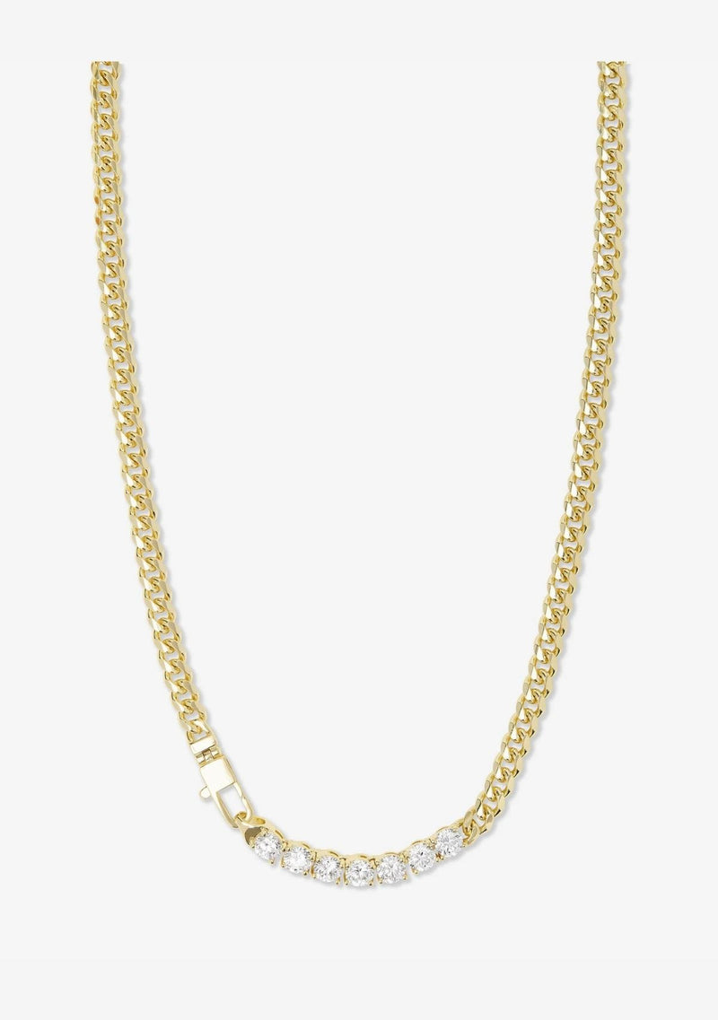 BABY JULIAN LOVES DIAMONDS NECKLACE 18"