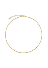 AMARA DAINTY SNAKE CHAIN CHOKER NECKLACE