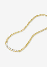 BABY JULIAN LOVES DIAMONDS NECKLACE 18"