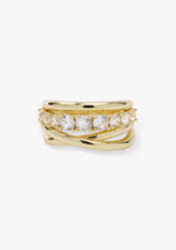 "OH SHE FANCY" STACKED RING