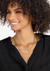 BABY JULIAN LOVES DIAMONDS NECKLACE 18"