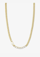 BABY JULIAN LOVES DIAMONDS NECKLACE 16"
