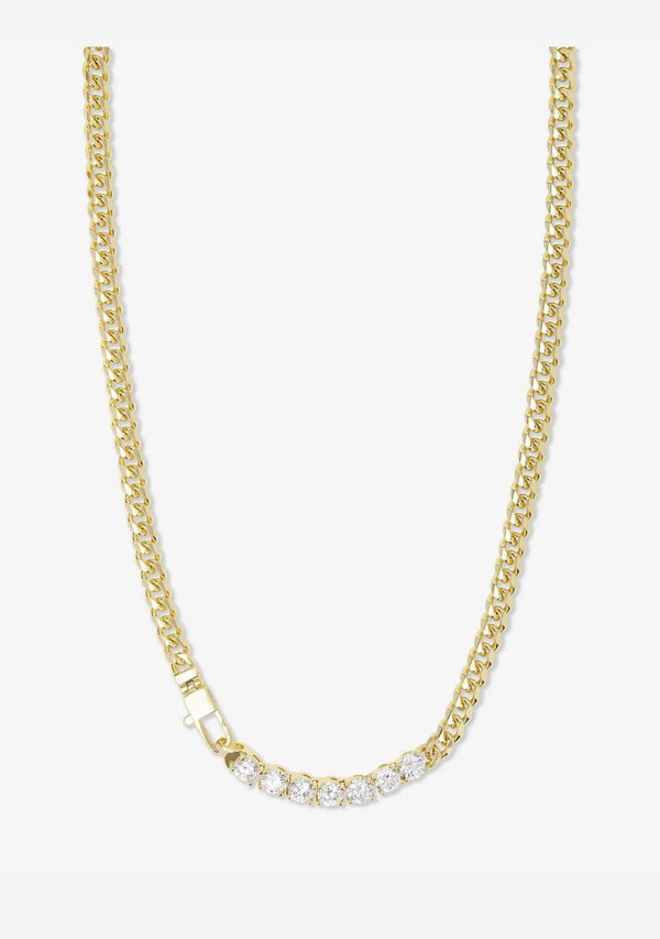 BABY JULIAN LOVES DIAMONDS NECKLACE 16"