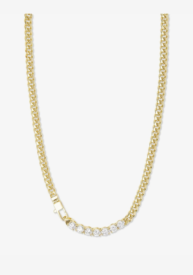 BABY JULIAN LOVES DIAMONDS NECKLACE 16"