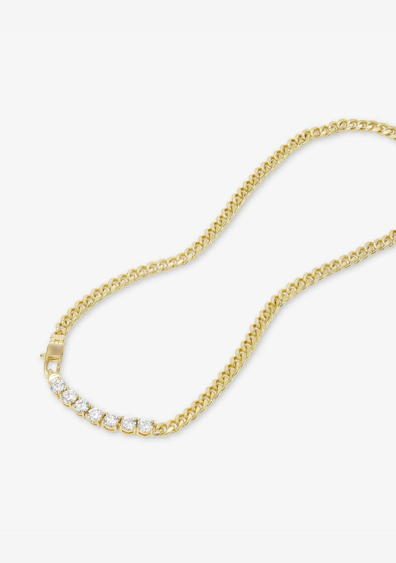 BABY JULIAN LOVES DIAMONDS NECKLACE 16"