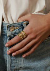 "OH SHE FANCY" STACKED RING