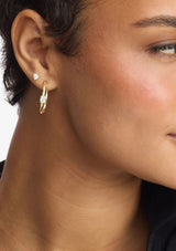 SHE'S ON POINT LASSO HOOPS 1"