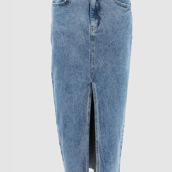 ZAYNE DENIM SKIRT – IKONIC KOLLECTION
