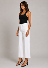 PENNY CROP HIGH RISE WIDE LEG