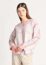 POLLY PLAID SWEATER