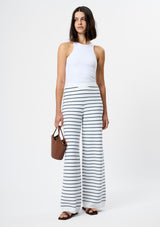 MARLEY KNIT STRIPED WIDE LEG PANT