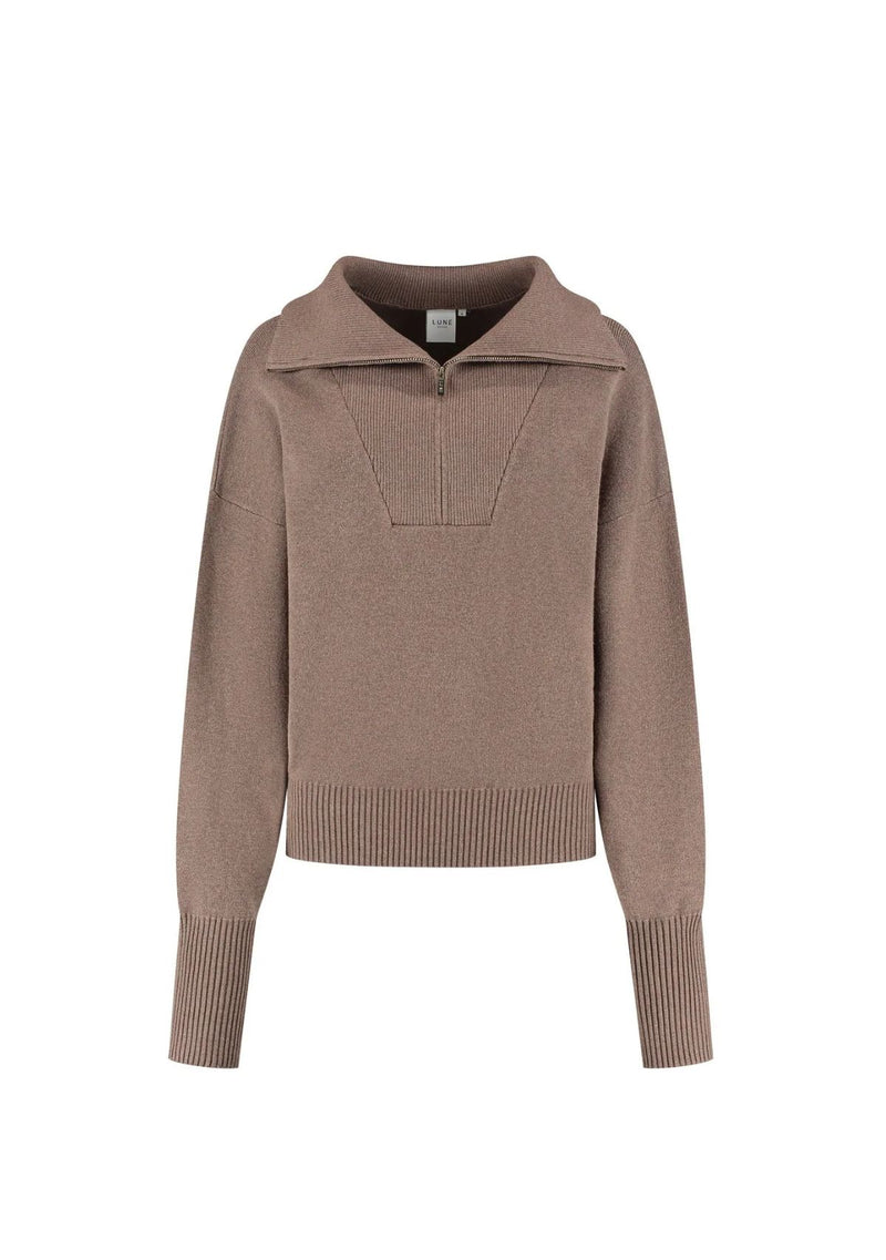 OLLY HALF ZIP SWEATER