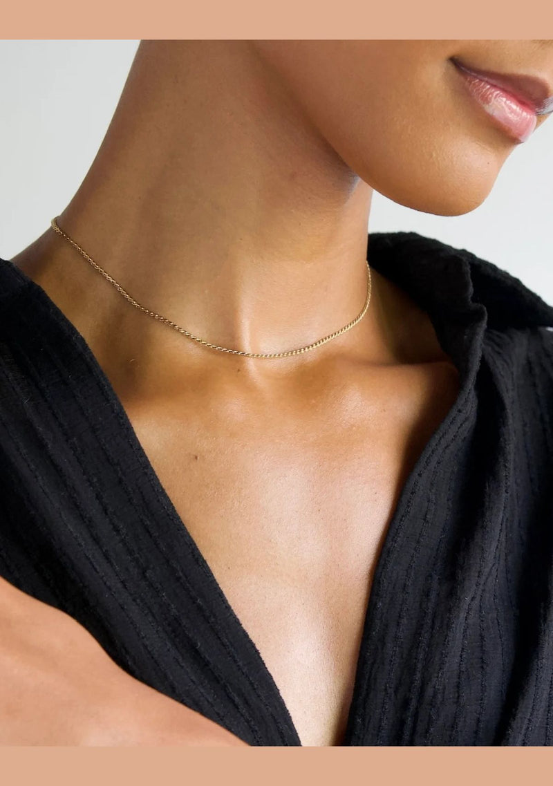 ADHARA CUBAN CHAIN NECKLACE