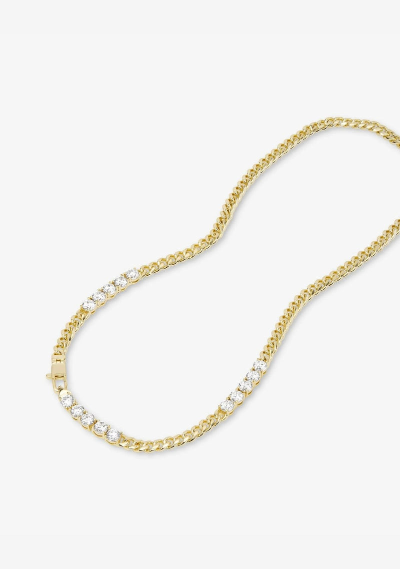 BABY JULIAN'S OBSESSED WITH DIAMONDS NECKLACE 16"