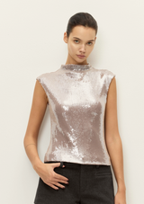 SABRINA SEQUIN TOP