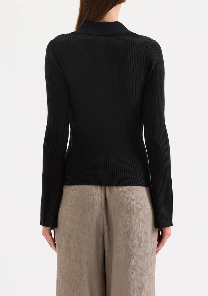 BETINA ZIP FRONT KNIT