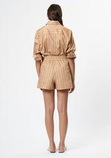 ALEXIS POPLIN STRIPED SHORTS