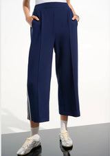 SCUBA JERSEY PULL-ON CULOTTE PANTS