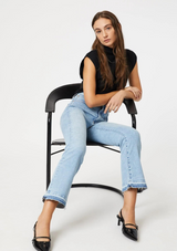 ANIKA CROPPED FLARE JEANS