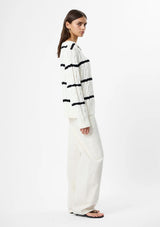 MOZART CHUNKY CABLE KNIT PULLOVER