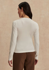 EDNA LONG SLEEVE FITTED TEE