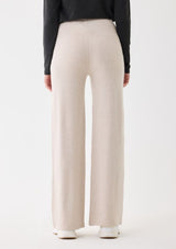 FRENCH TERRY WIDE LEG PANT