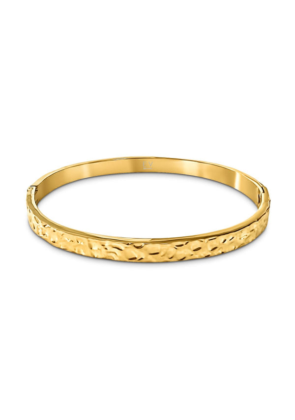 MARIBEL HAMMERED BANGLE BRACELET