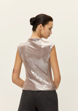 SABRINA SEQUIN TOP