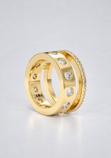ASHLEY RODEO PAVÉ RING