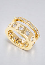 ASHLEY RODEO PAVÉ RING