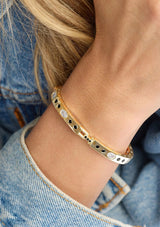 ASHLEY SUNSET LOCK CUFF 6MM