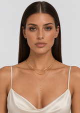 ANAROSA LAYERED LARIAT NECKLACE
