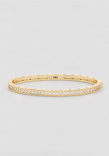 ASHLEY PAVE CUFF 4MM