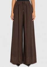 CAMILLE PINSTRIPE WIDE LEG PANT