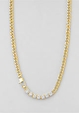JULIAN LOVES DIAMONDS 5MM NECKLACE 18"
