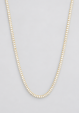 BABY NOT YOUR BASIC TENNIS NECKLACE 18"