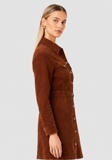 CASEY CORDUROY MINI DRESS