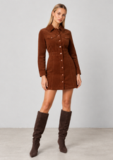 CASEY CORDUROY MINI DRESS