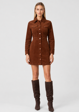 CASEY CORDUROY MINI DRESS