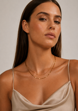 DORA DOUBLE CHAIN NECKLACE