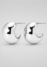 KANE DOME HALF HOOP EARRING